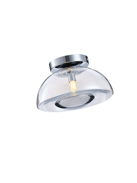 Eurolamp Ceiling Light 23cm Silver with G9 Socket