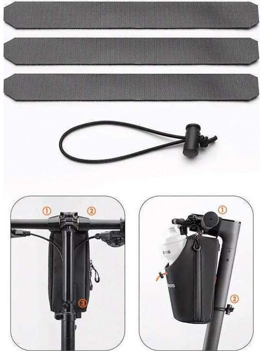 Rockbros Geantă Pentru Ghidon De Bicicletă 1.5l Neagră