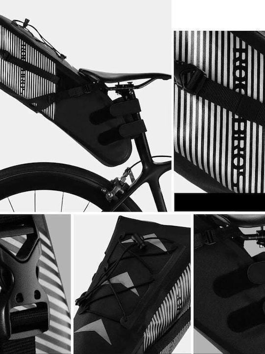 Rockbros Rockbros Fahrradtasche Satteltaschen 10lt Schwarz