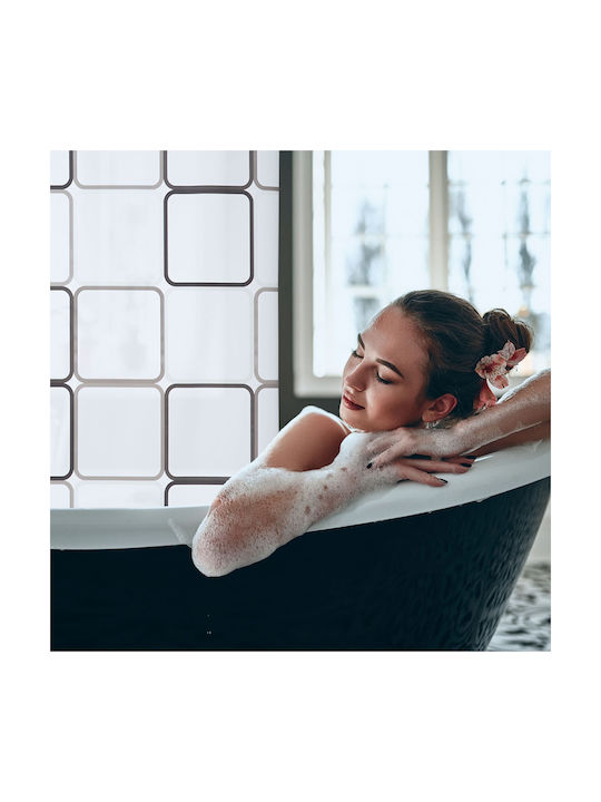 Relaxdays Κουρτίνα Μπάνιου Ρολό Διάφανη