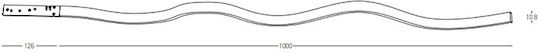 Zambelis Lights LED Strip 48V Warm White Light