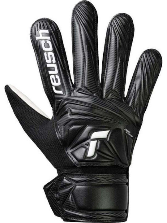 Reusch Reusch Attrakt Starter Solid Jnr Γάντια Τερματοφύλακα Παιδικά Μαύρα