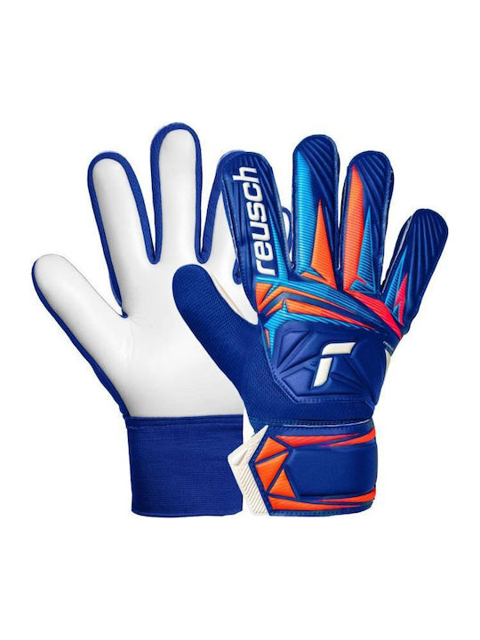 Reusch Reusch Attrakt Starter Solid Jnr Γάντια Τερματοφύλακα Παιδικά Μπλε