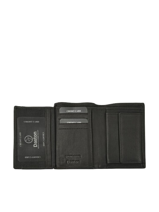 Leather Men's Wallet with RFID Black