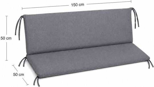 Pucioasa Garden Swing Cushion Gray 50x150 cm Pucioasa Garden Swing Cushion Gray 50x150 cm