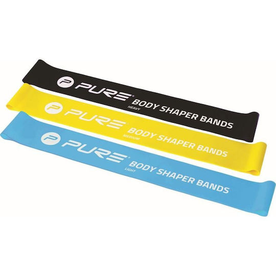 Pure2Improve Body Shaper Benzi de rezistență în formă de buclă seturi 3buc Colorate
