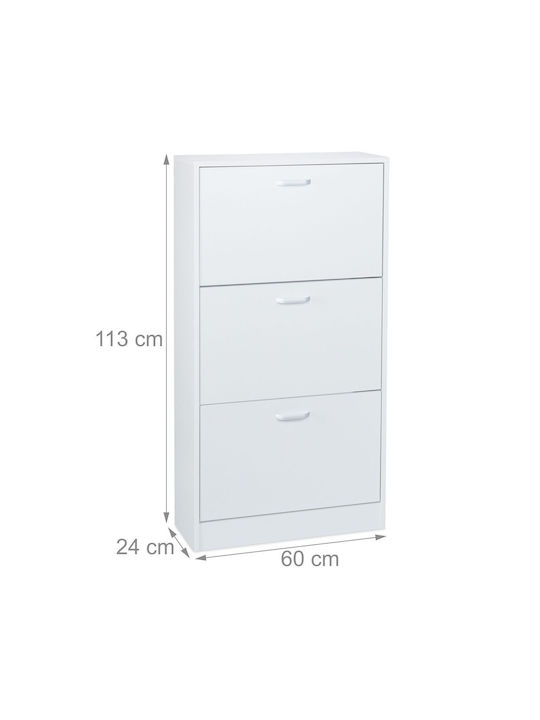 Dulap Pentru Pantofi Din Lemn 113x24x60cm