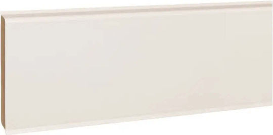 MDF Плъзгач За Под PVC Покритие Doellken Cubu Flex 80 Бял
