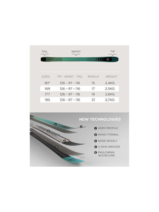 Rossignol Ski Unisex Πέδιλα Σκι με Δέστρες