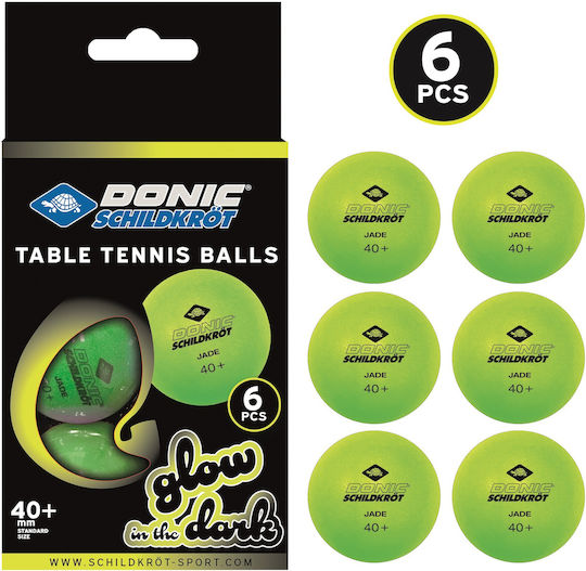 Donic Jade 40+ Ping Pong Balls 6pcs