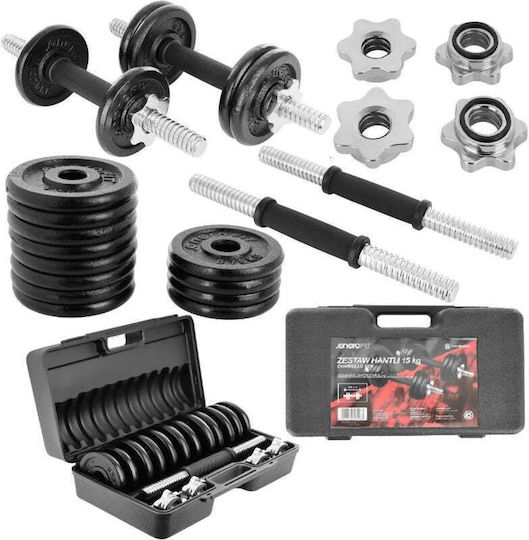 Eb Fit Set De Gantere 2x 7.5kg În Cazul