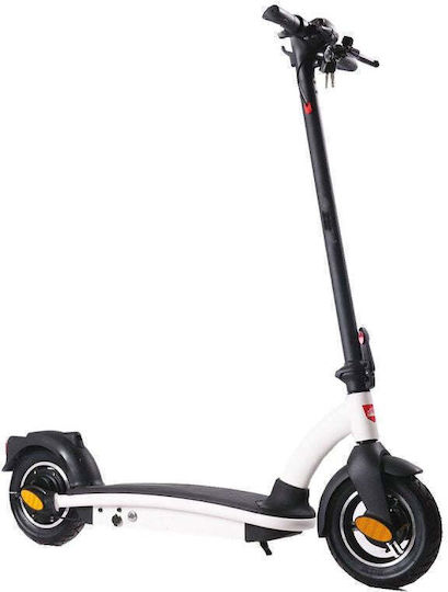 Powerblade V-32929 11243862 Ηλεκτρικό Πατίνι με 20km/h Max Ταχύτητα και 25km Αυτονομία σε Λευκό Χρώμα με Κάθισμα