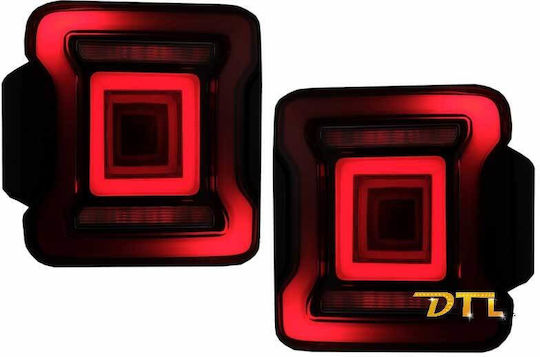Φαναρια Full Led Jeep Wrangler Δυναμικη Ενδειξη