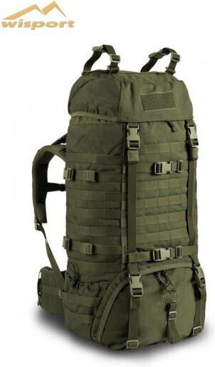 Wisport Militärrucksack aus Cordura Schwarzes 65lt