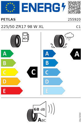 Petlas Sport 225/50R17 98WW XL Лятна Автомобилна Гума