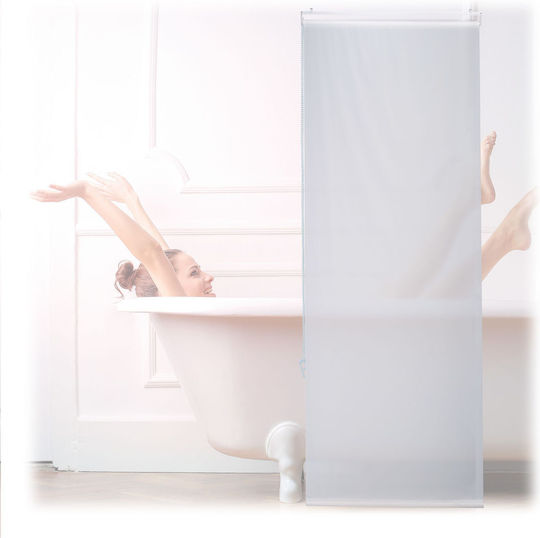 Relaxdays Κουρτίνα Ρολό White