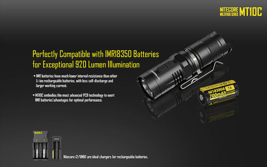 Συλλογή Φακού Κράνους Mt10c+lma1+imr18350a Nitecore