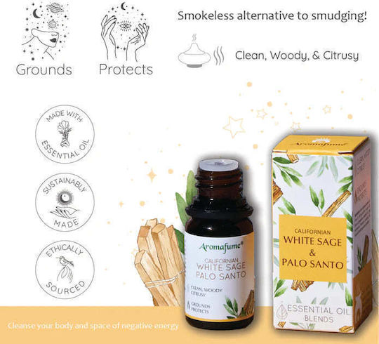Therapeutic Blend Of Sage And Palo Santo Essential Oils 10ml