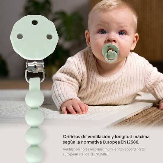 Interbaby Schnullerzubehör Kette aus Silikon Grüne