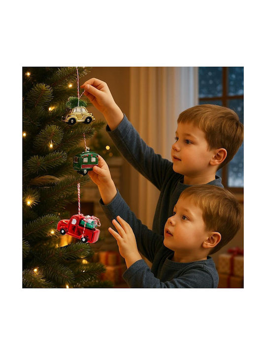 Hängender Weihnachtsbaumschmuck Auto Rote Rote