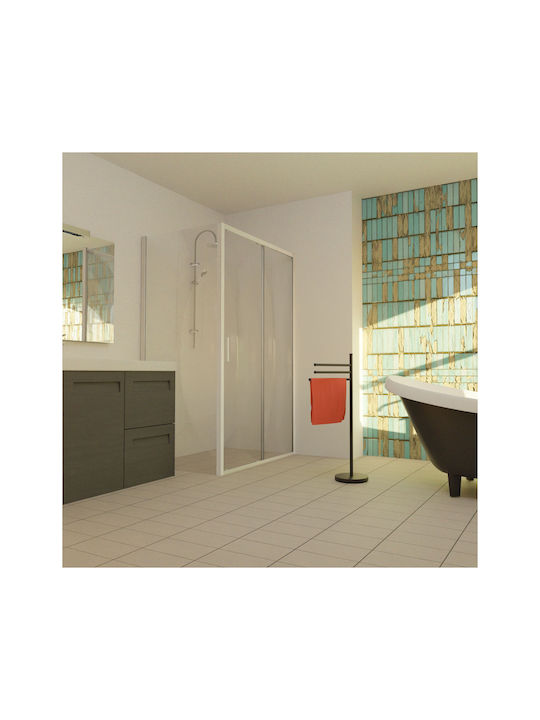 Relaxdays 85,5x42cm Inox Negru