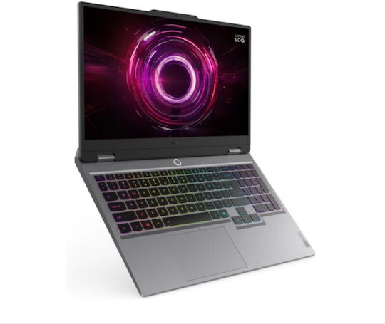 Lenovo LOQ 15AHP10 15.6" IPS FHD 144Hz (Ryzen 5-220/16GB/512GB SSD/GeForce RTX 5050/Без операционна система) Luna Grey (Международен английски език клавиатура)