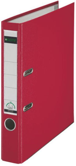 Leitz A4 Binder Laminated Pp Paper 52 Mm Metal Edge Leitz 180 Red