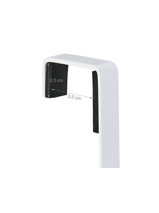 Relaxdays Suport Prosoape de Perete 85x54,5cm Inox Gri
