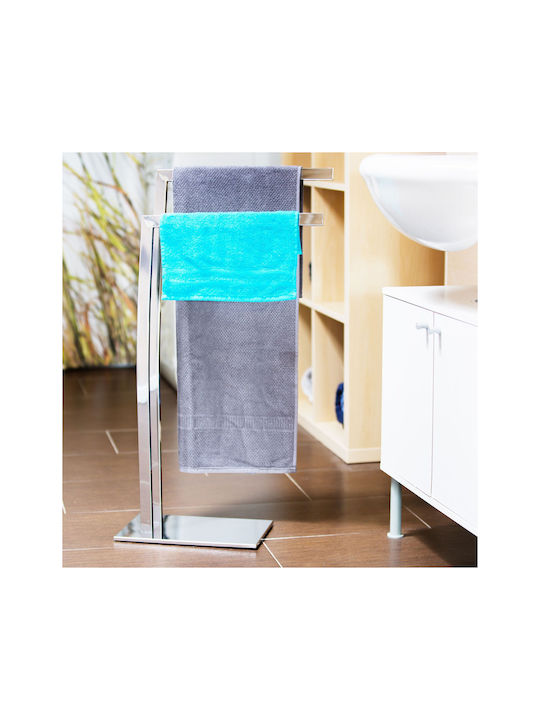 Relaxdays 84x32cm Inox Gri