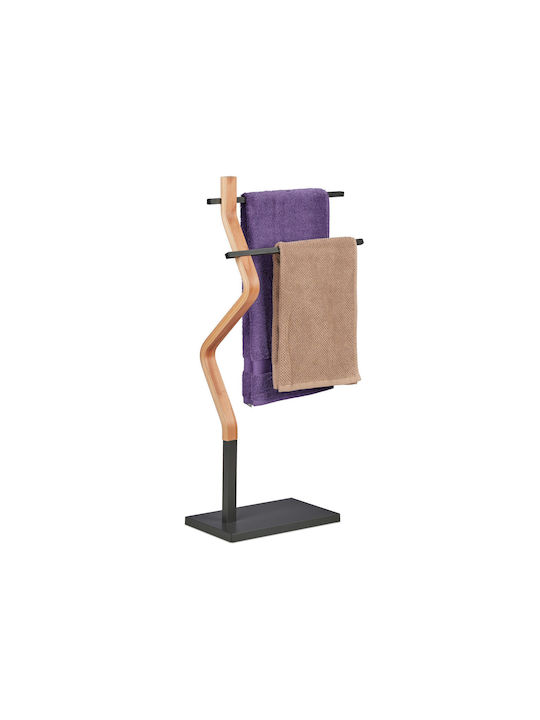 Relaxdays Suport Prosoape 85x43,5cm Gri