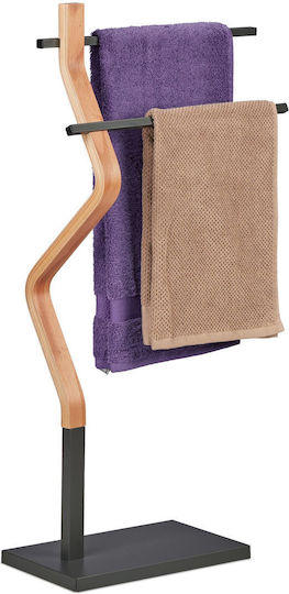Relaxdays Suport Prosoape 85x43,5cm Gri