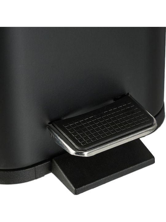 Relaxdays Coș De Baie Din Plastic 5l Negru