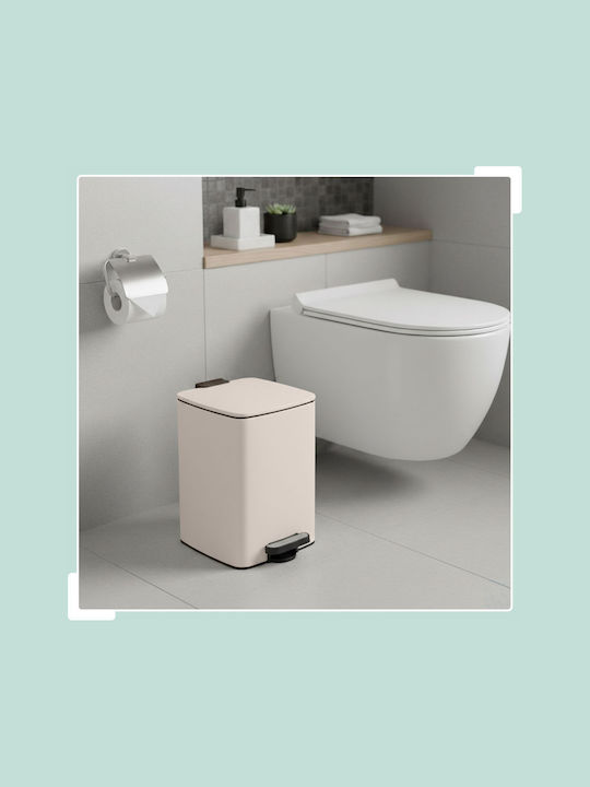 Relaxdays Coș De Baie Din Plastic 20l Bej