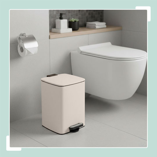 Relaxdays Coș De Baie Din Plastic 20l Bej