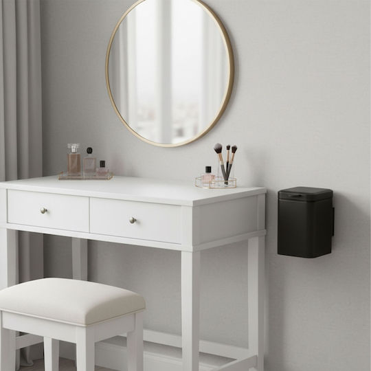 Relaxdays Coș de Baie Inox 3L Negru