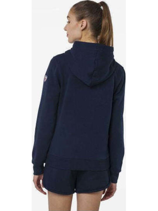 Γυναικείο Φούτερ με Κουκούλα Navy Blue