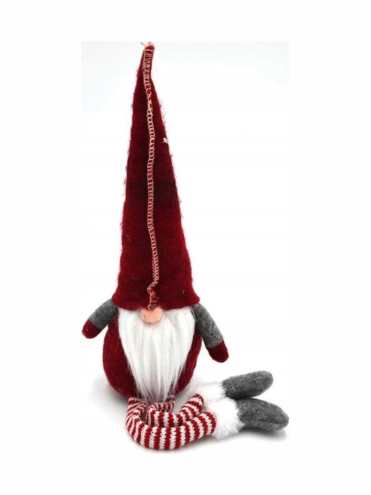 Saska Garden Weihnachtsfigur Aus Kunststoff Zwerg Rot