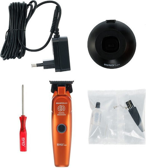 MRD Pro Smart Brain Rechargeable Hair Clipper Orange mrd128