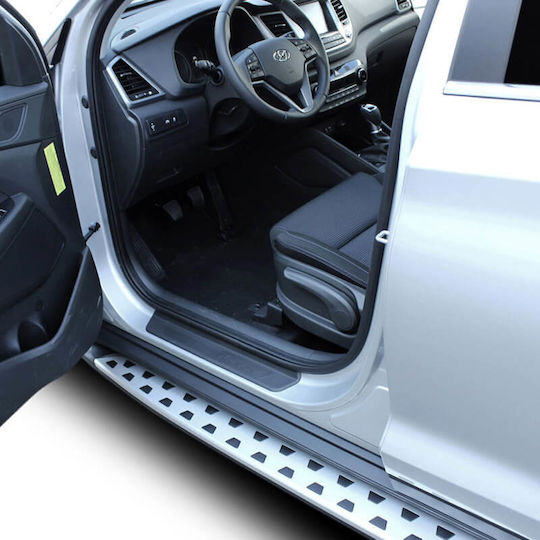 Seitliche Schritte Hyundai Tucson 15-19 Oem Look 2 Stücke