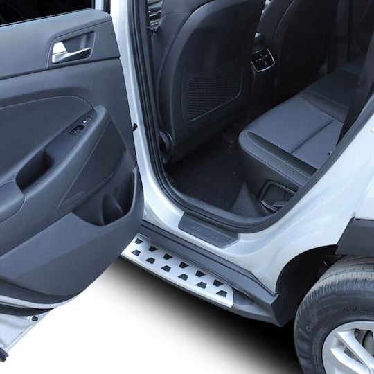 Seitliche Schritte Hyundai Tucson 15-19 Oem Look 2 Stücke