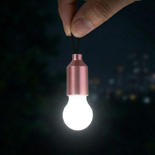Grundig Led Battery Lamp for Camping with Flashlight Pink