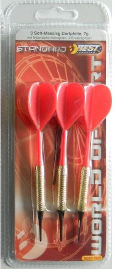 Best Sporting Plastic Dart Throwing Set 3 Pcs Best Sporting Red