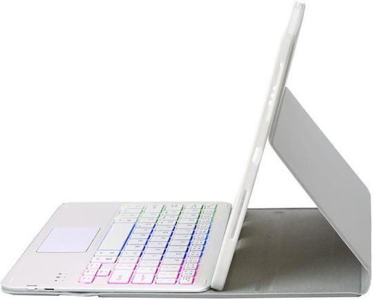Flip Cover Cu Tastatură În Engleză SUA Gri Samsung Galaxy Tab A11 Plus