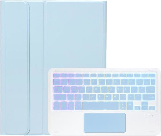 Flip Cover mit Tastatur Blau (Samsung Galaxy Tab A11 Plus)