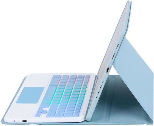 Flip Cover mit Tastatur Blau (Samsung Galaxy Tab A11 Plus)