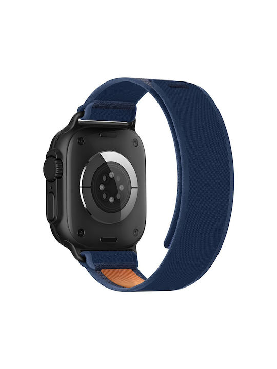 Tech-Protect Stoff Tragbare Bänder Marineblaue Für Apple Watch 8 / 9 / 10 / 11 / Se / Ultra (44 / 45 / 46 / 49 mm)
