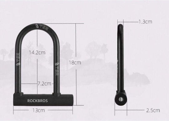 Rockbors Bicycle Lock Key 32410607001