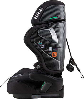 Sparco SK8000I Car Seat i-Size with ISOfix Black 0-36 kg