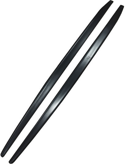 Side Door Sills Seat Leon Mk3 2012-2019 & Universal Sill Glossy Black Abs Plastic 2 Pieces