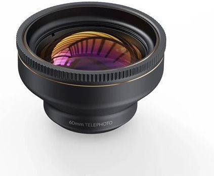 Shiftcam Lensultra 60mm Compact Telephoto Phone Camera Lens Apple Iphone Series Portraits & Professional Zoom Midnight Black Sc-lu-tl-060-23-ef